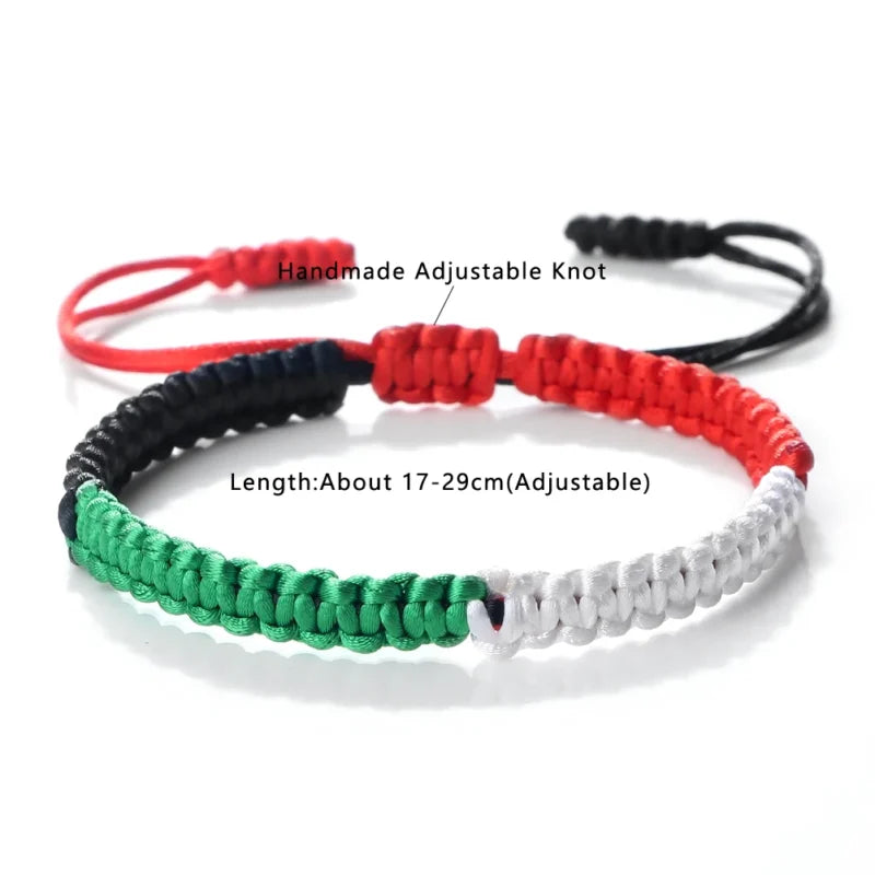 Palestine • Colored Braided Bracelet